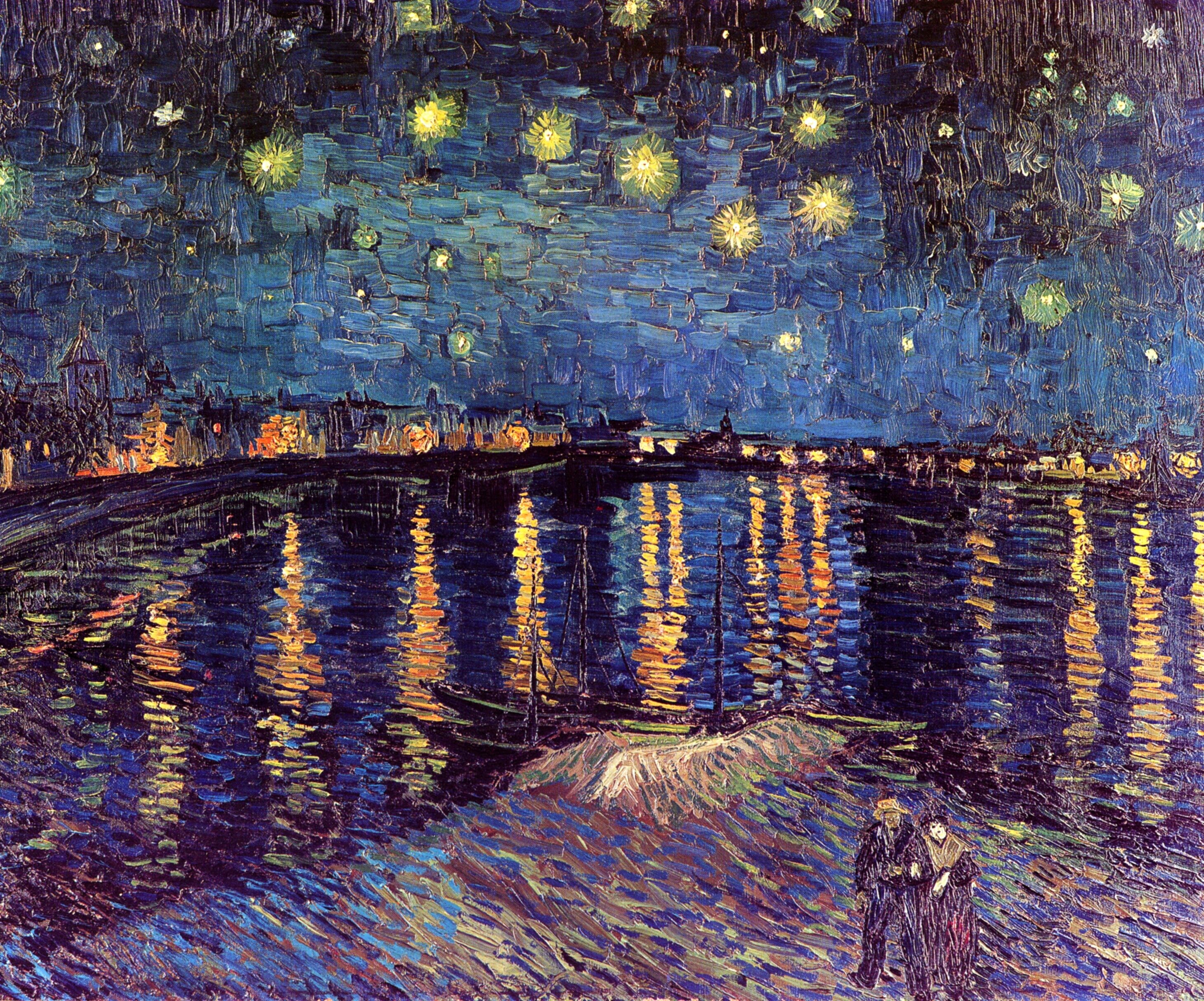 Vincent van Gogh - Starry Night Over the Rhone